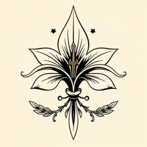 Egyptian Lily Tattoo