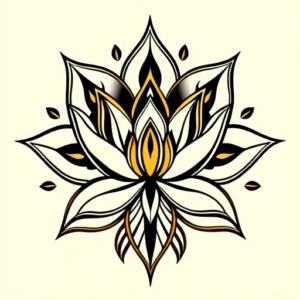 Egyptian Lotus Tattoo