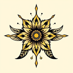 Egyptian Marigold Tattoo