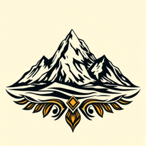 Egyptian Mountain Tattoo