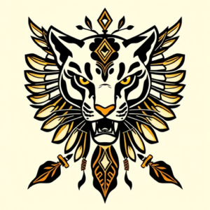 Egyptian Panther Tattoo