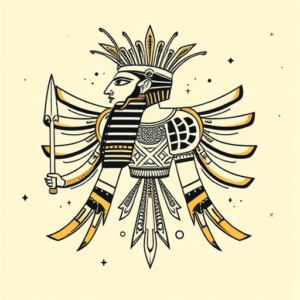 Egyptian Poseidon Tattoo