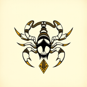 Egyptian Scorpio Tattoo