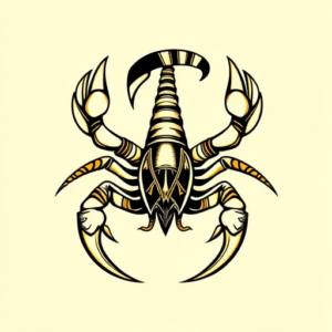 Egyptian Scorpion Tattoo