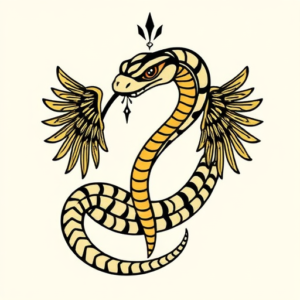 Egyptian Snake Tattoo