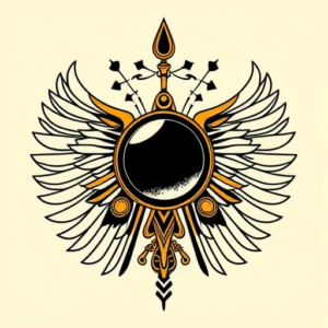 Egyptian Space Tattoo