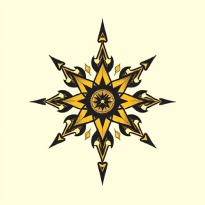 Egyptian Star Tattoo