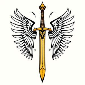 Egyptian Sword Tattoo