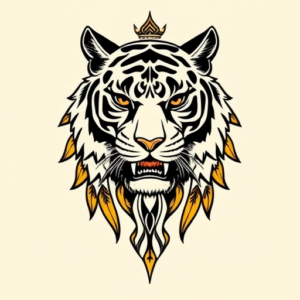 Egyptian Tiger Tattoo