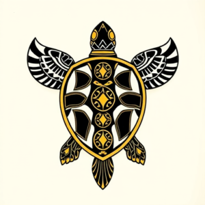 Egyptian Turtle Tattoo