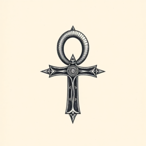 Engraving Ankh Tattoo