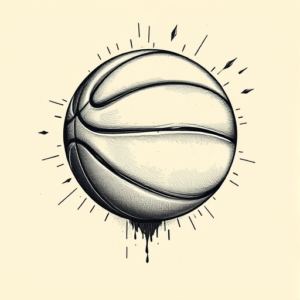 Engraving Basketball Tattoo