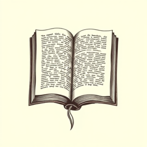 Engraving Book Tattoo