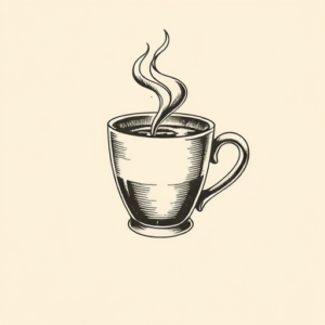 Engraving Coffee Tattoo