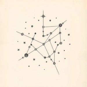 Engraving Constellation Tattoo