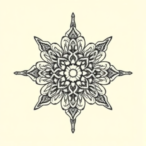 Engraving Crochet Tattoo