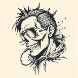 Engraving Cyber Tattoo