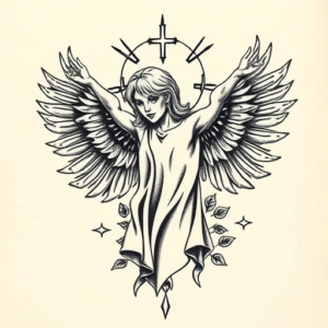 Engraving Evangelion Tattoo