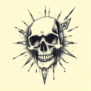 Engraving Fallout Tattoo