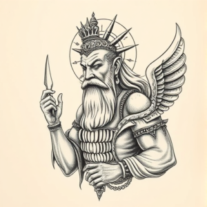 Engraving God Tattoo