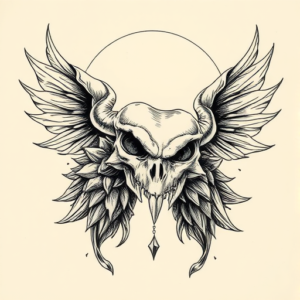 Engraving Hades Tattoo