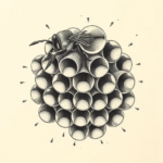 Engraving Honeycomb Tattoo