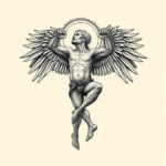 Engraving Icarus Tattoo