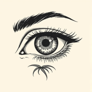 Engraving Iris Tattoo