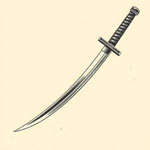 Engraving Katana Tattoo