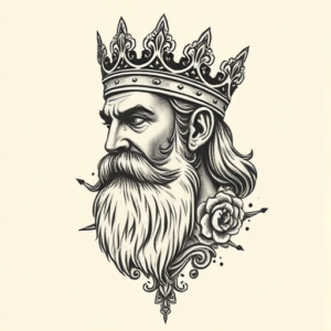 Engraving King Tattoo