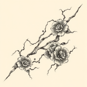 Engraving Kintsugi Tattoo