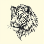 Engraving Leo Tattoo