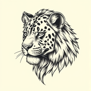 Engraving Leo Tattoo