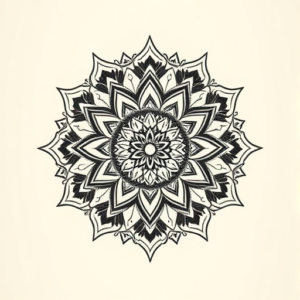 Engraving Mandala Tattoo