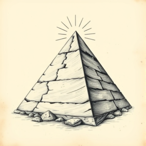 Engraving Pyramid Tattoo