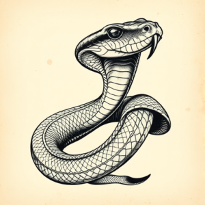 Engraving Rattlesnake Tattoo