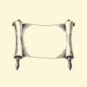 Engraving Scroll Tattoo