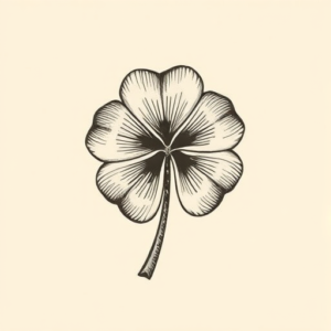 Engraving Shamrock Tattoo