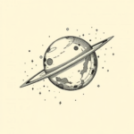 Engraving Space Tattoo