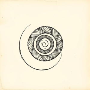 Engraving Spiral Tattoo