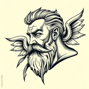 Engraving Stoic Tattoo