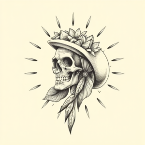 Engraving Taco Tattoo