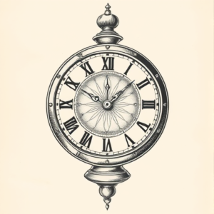 Engraving Time Tattoo