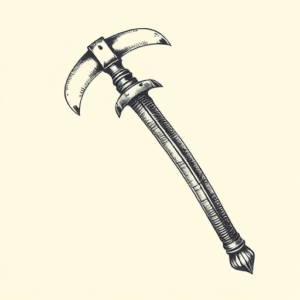 Engraving Tomahawk Tattoo