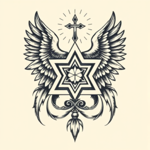 Engraving Trinity Tattoo