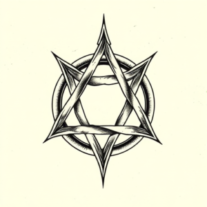 Engraving Triquetra Tattoo