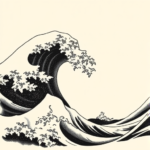 Engraving Wave Tattoo