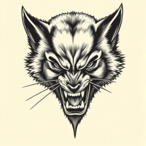 Engraving Wolverine Tattoo