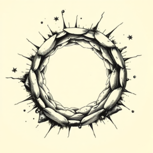 Engraving Wormhole Tattoo