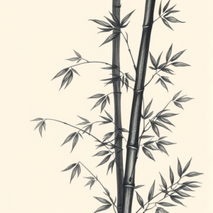 Fantasy Realism Bamboo Tattoo